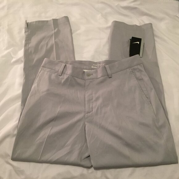 Nike Dri-Fit Men's Golf Flex Pants Woven (906780) Gray Size 32 x 30 NEW - Picture 8 of 8